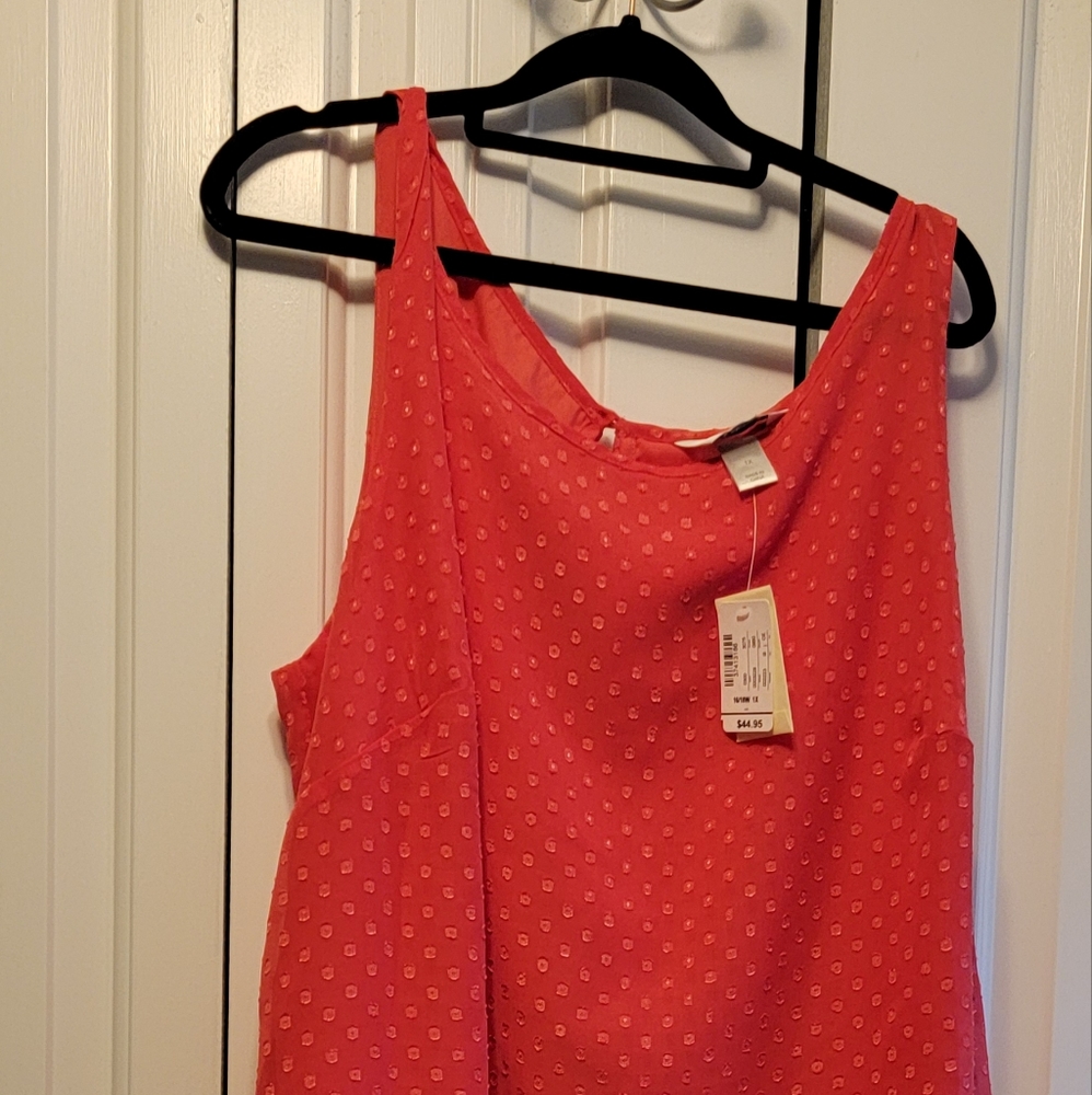 Sleevless two layered top